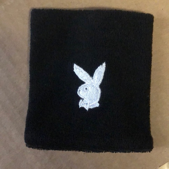 Playboy knit wrist band - Picture 1 of 2